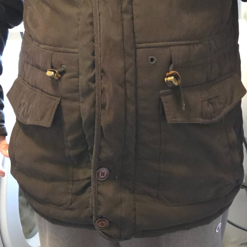 Yozai Men's Winter Jacket/ Coat with Multi Pockets and Detachable Hood - Picture 3 of 15